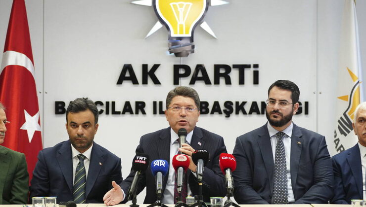 Adalet Bakanı Yılmaz Tunç, AKP İlçe Başkanlığı’nda CHP’yi hedef aldı