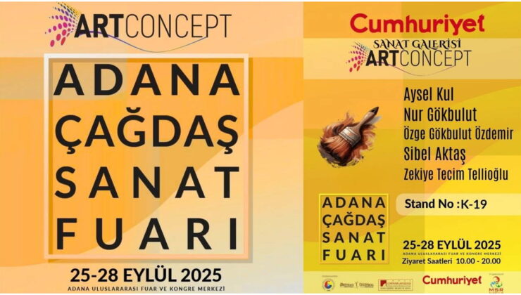 Adana Çağdaş Sanat Fuarı sanat dünyasını buluşturuyor!