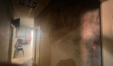 Aile sağlığı merkezi yangınla mücadele etti, müdürlük denetime geldi: ‘Cari ödemelerle çözün’