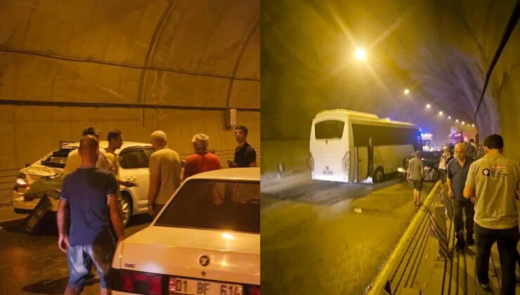 Antalya’da tünelde zincirleme kaza: Çok sayıda yaralı var!