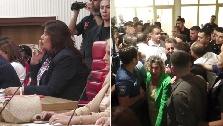 Aydın’da geniş güvenlikli, gergin meclis… AKP’ye geçen Çerçioğlu’ndan CHP’li üyelerin önerge ve söz taleplerine ret!