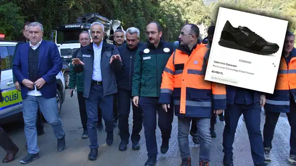 Bakan Uraloğlu’nun sel bölgesinde giydiği ayakkabı gündem oldu: 2 asgari ücret fiyatında!