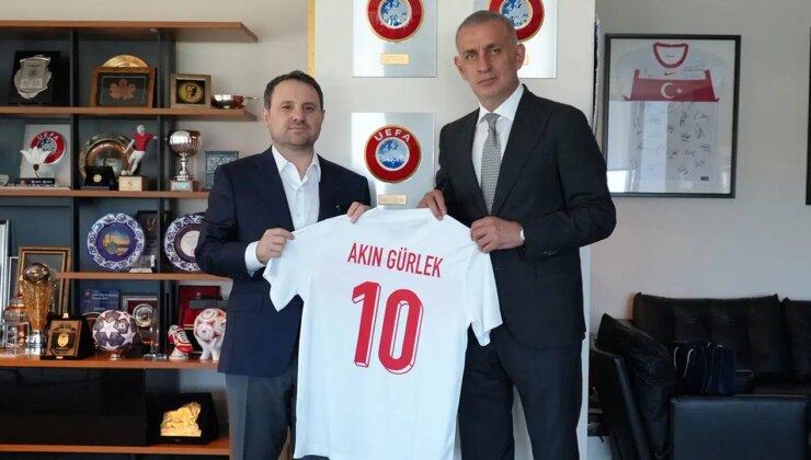 Başsavcı Akın Gürlek’ten TFF Başkanı İbrahim Hacıosmanoğlu’na ziyaret