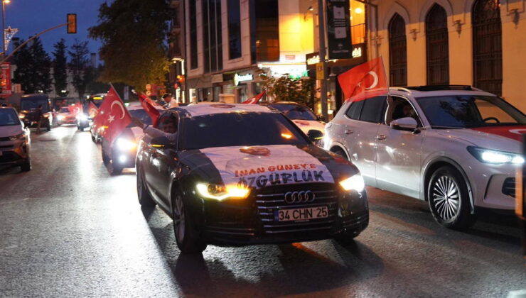 Beyoğlululardan İnan Güney’e destek konvoyu