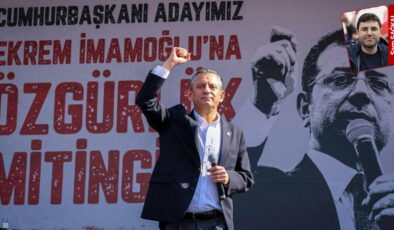 Binlerce yurttaş yargı operasyonlarına karşı Başkent’te CHP’ye sahip çıktı… CHP lideri Özel: ‘CHP, kolay lokma değildir’