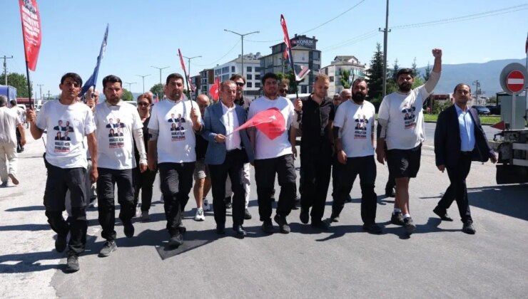 Bolu Belediye Başkanı Özcan’dan Özgürlük Yürüyüşü’ne destek