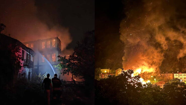 Bolu’daki tarihi Keyvanlar Konağı kül oldu!