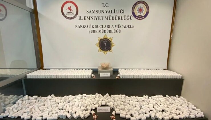 Bulaşık makinesinde 53 bin uyuşturucu hap ele geçirildi