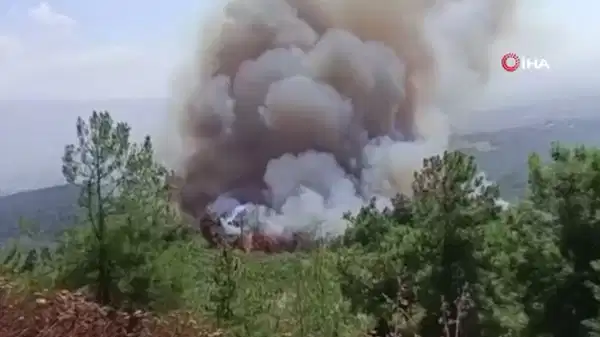 Bursa’da radyo ve televizyon vericilerinin olduğu alanda orman yangını!