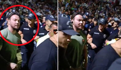 Çevik Kuvvet, Sinan Akçıl’a etten duvar ördü: Sosyal medyada tepki yağdı