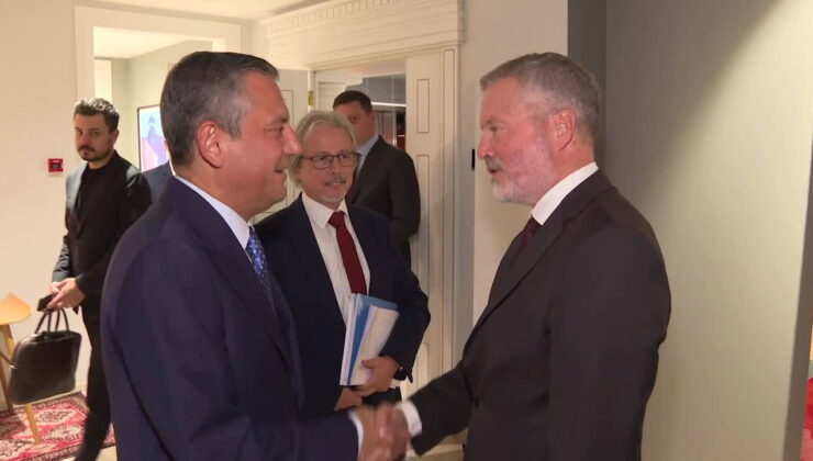 CHP lideri Özel, büyükelçilerle bir araya geldi