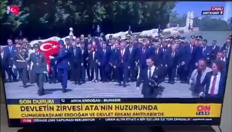 CNN Türk muhabirinden skandal 30 Ağustos anonsu: ‘Cumhurbaşkanı Erdoğan’ın başkomutanlığında gerçekleşti Büyük Taarruz’