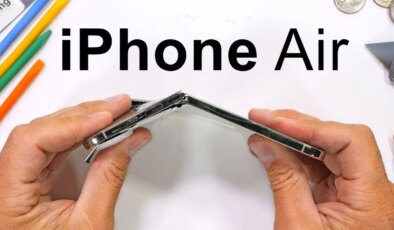 Çok ince yapısıyla iPhone Air dayanıklılık testine sokuldu