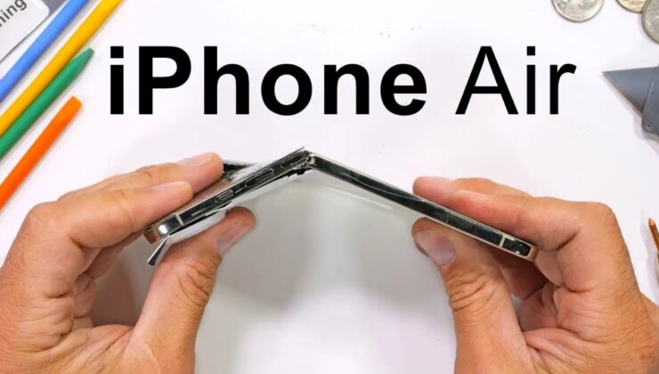 Çok ince yapısıyla iPhone Air dayanıklılık testine sokuldu