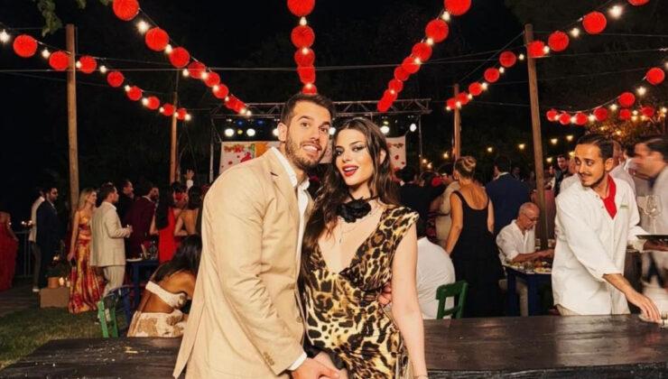 Derin Talu yeni aşkıyla davette