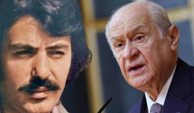 Devlet Bahçeli’den, Ferdi Tayfur’un kabrine özel mezar taşı