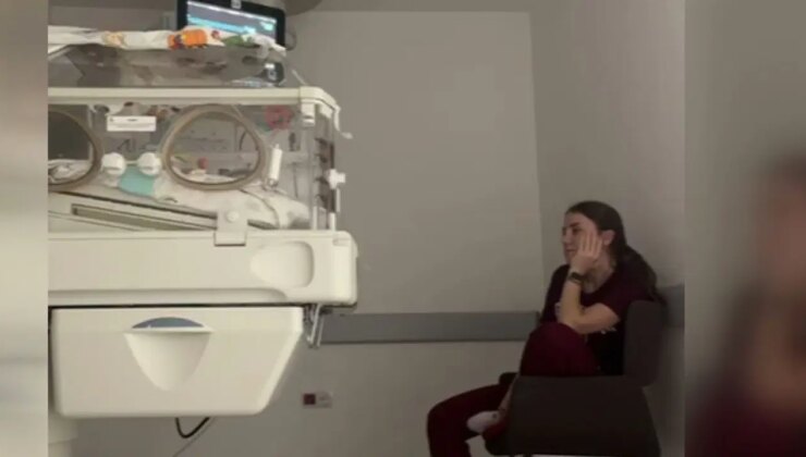 Doktorun kuvöz başındaki nöbeti sosyal medyada gündem oldu