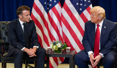 Donald Trump ile Emmanuel Macron arasında Filistin anlaşmazlığı