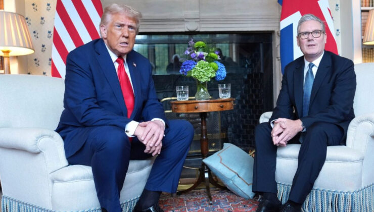 Donald Trump, İngiltere Başbakanı Starmer ile görüştü