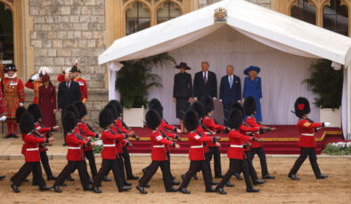 Donald Trump, İngiltere Kralı 3. Charles ile bir araya geldi