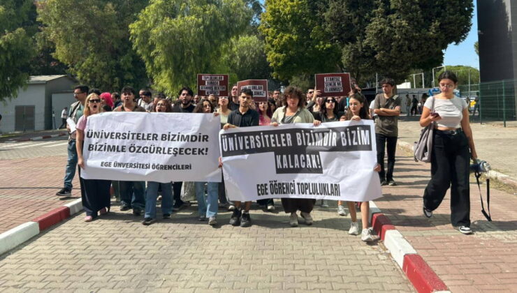 Ege Üniversitesi öğrencilerinden dayanışma çağrısı: ‘Baskı, zorbalık ve gözaltı saldırılarına boyun eğmeyeceğiz!’