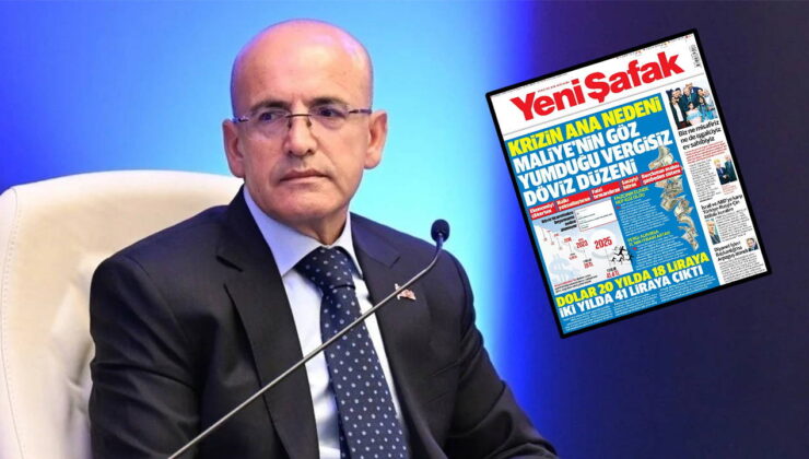 Ekonomik politikalar yeniden hedefte: Yeni Şafak’tan Mehmet Şimşek’e ağır salvolar!
