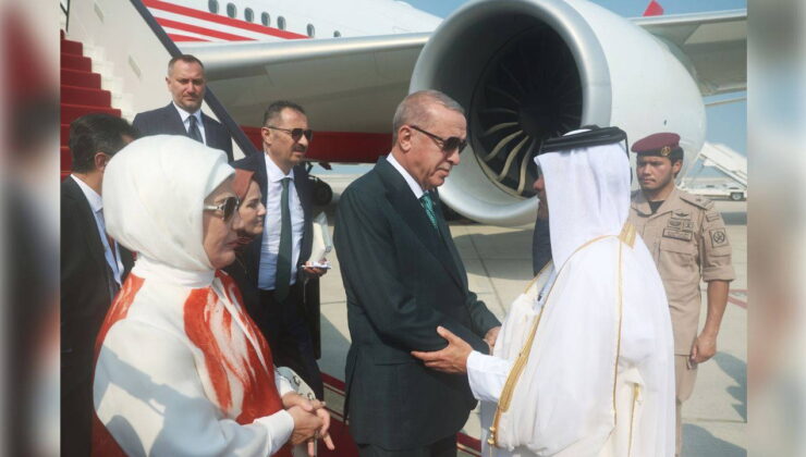 Erdoğan, kritik zirve için Katar’a gitti