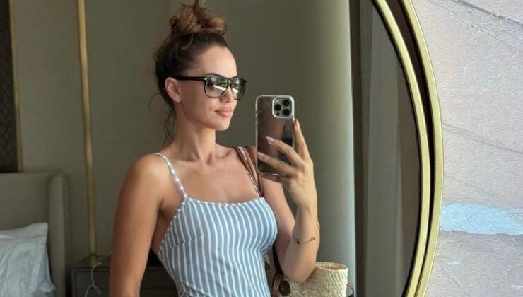 Fahriye Evcen’den yaza veda pozları