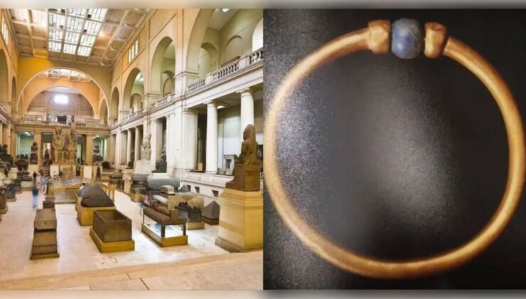 Firavunun 3 bin yıllık altın bileziği çalındı