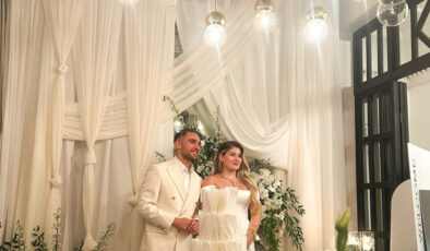 Galatasaraylı Yunus Akgün’ün nişan fotoğrafları! Karelerin altına Fenerbahçe esprileri yapıldı