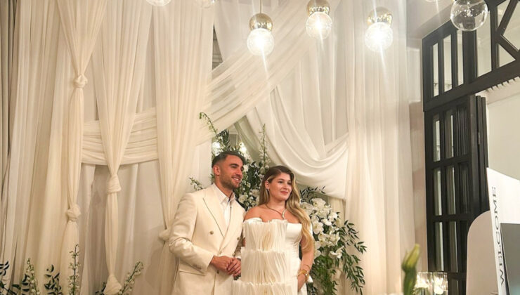 Galatasaraylı Yunus Akgün’ün nişan fotoğrafları! Karelerin altına Fenerbahçe esprileri yapıldı