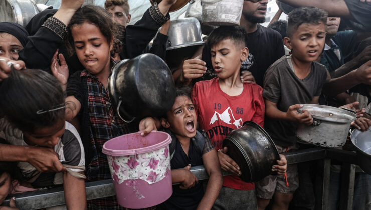 Gazze’de son 24 saatte 5 kişi daha açlıktan hayatını kaybetti