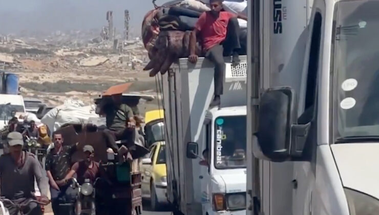 Gazze’de zorunlu göç devam ediyor: İsrail saldırıları altında yüz binlerce Filistinli güneye kaçıyor