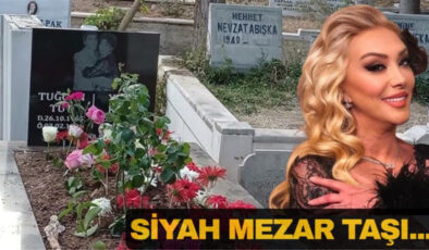 Güllü’nün mezarı görüntülendi! Bakın neden siyah mermer seçilmiş…