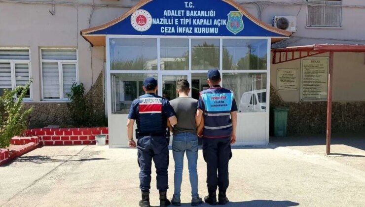 Hakkında 6 yıl 3 ay hapis cezası bulunan şahıs Nazilli’de yakalandı