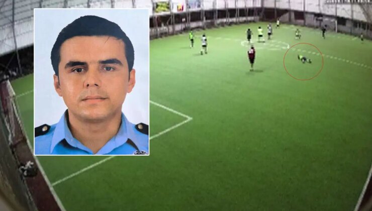 Halı sahada kalp krizi geçiren polis memuru hayatını kaybetti