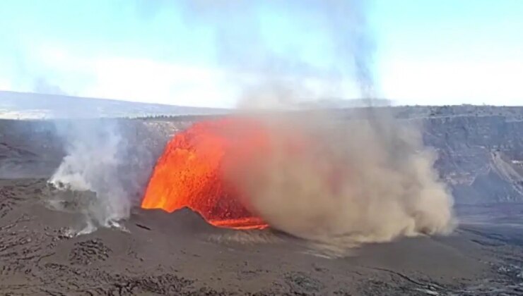 Hawaii’deki Kilauea Yanardağı’nda 32’nci patlama