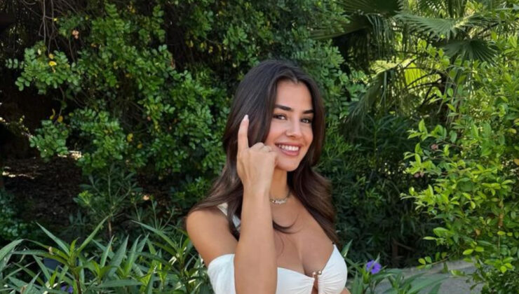 Hazal Çağlar ile Samet Akaydın tatilde