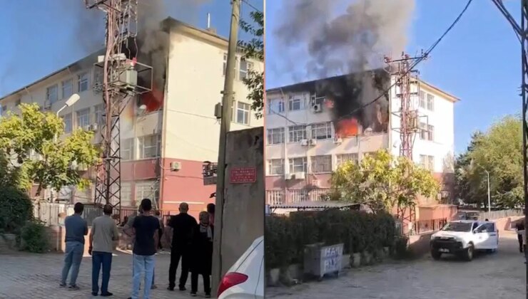 Hilvan Hükümet Konağı’nda yangın paniği!