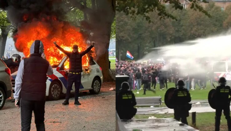 Hollanda’da aşırı sağcı gösteri şiddete dönüştü: Polis ‘böylesini görmedik’ dedi