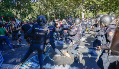 İspanya’da İsrail protestosu: Polis müdahale etti