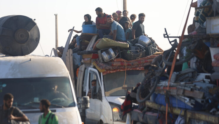 İsrail’in kara saldırıları Gazze halkını zor şartlarda göç etmeye zorluyor