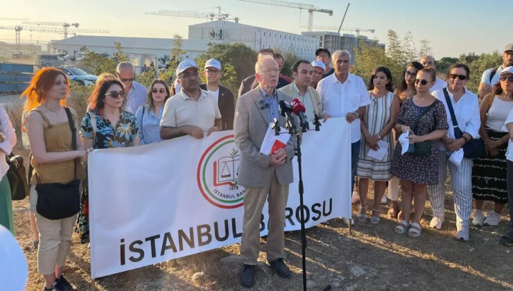İstanbul Barosu Sazlıdere’den seslendi: ‘Burada kesilen her ağaç geriye götürülemezlik ilkesini ihlal ediyor’