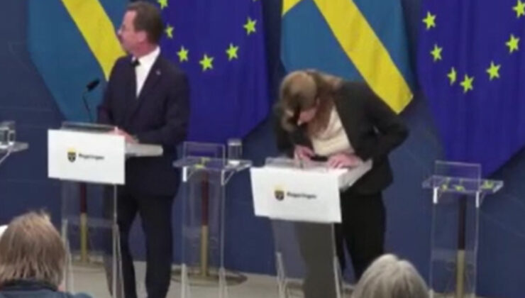 İsveç Sağlık Bakanı basın toplantısında fenalaştı