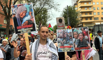 İsveç’ten Gazze’ye destek: İsrail’in işgal planı protesto edildi