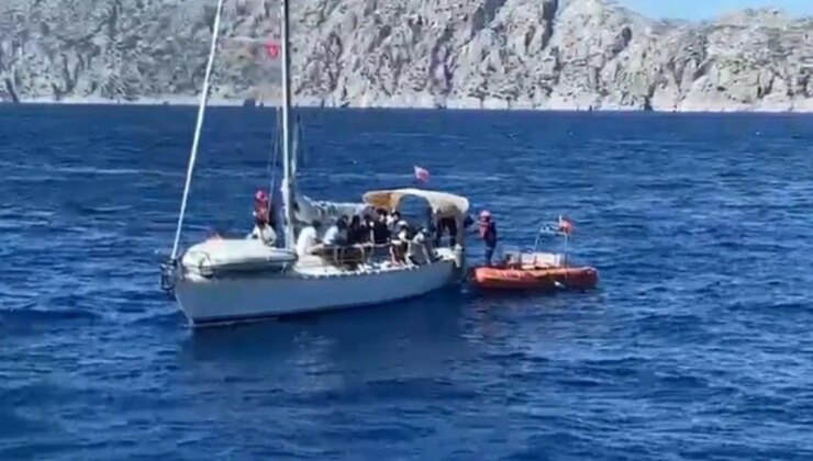 İtalya’ya gitmeye çalışıyorlardı… Muğla açıklarında yakalandılar!