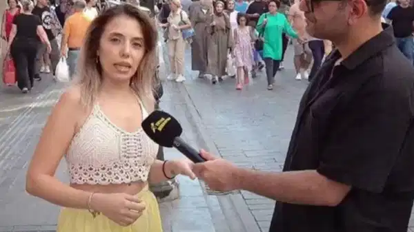 İzmir’de sokak röportajı nedeni ile hakkında dava açılan Dilruba Kayserilioğlu hakkında yeni karar