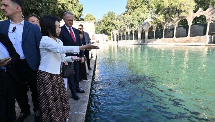 Japonya Prensesi Akiko Mikasa, Balıklıgöl’ü ziyaret etti