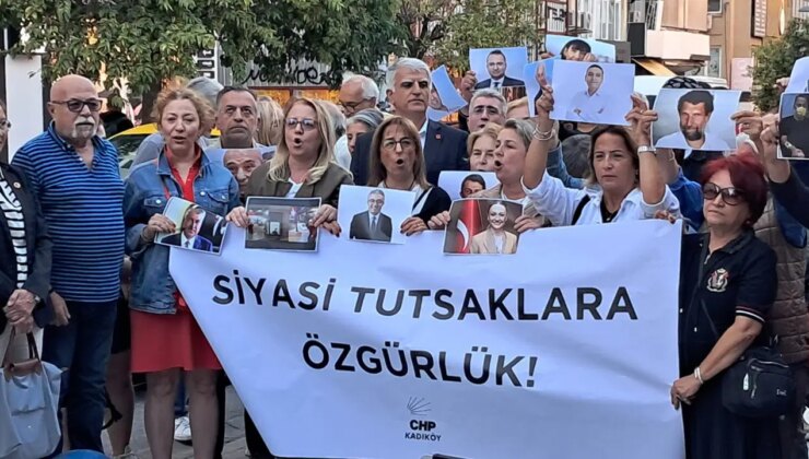 Kadıköy’de siyasi tutuklular için özgürlük çağrısı: ‘Hepimizin özgürlüğü, siyasi tutsakların özgürlüğüyle mümkündür!’