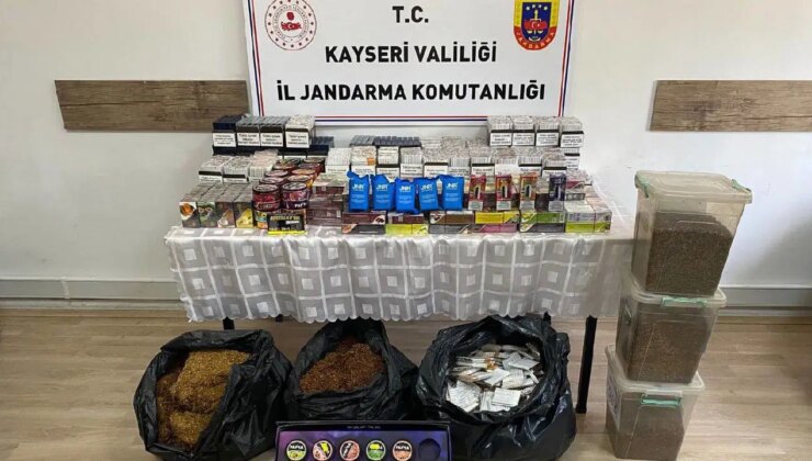 Kayseri’de kaçak sigara operasyonu: Gözaltılar var!